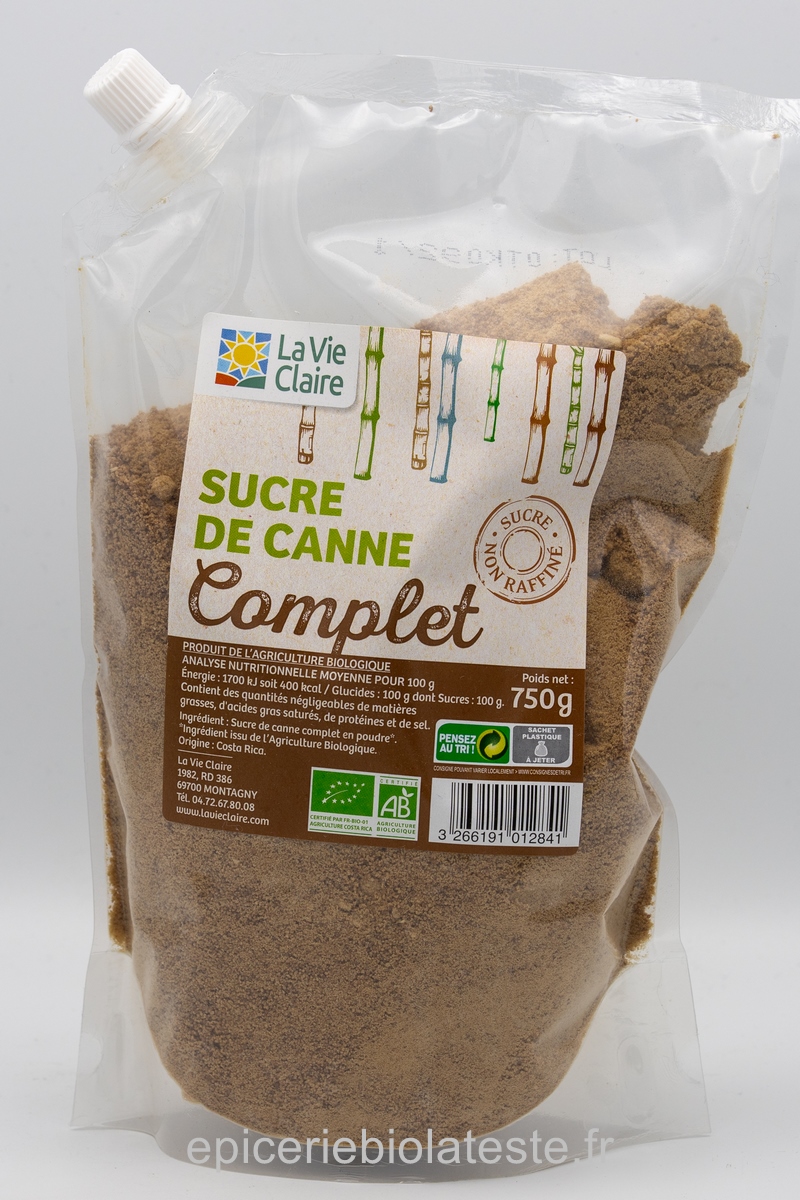 Panela, sucre complet de Colombie - La Vie Claire Saint Pierre