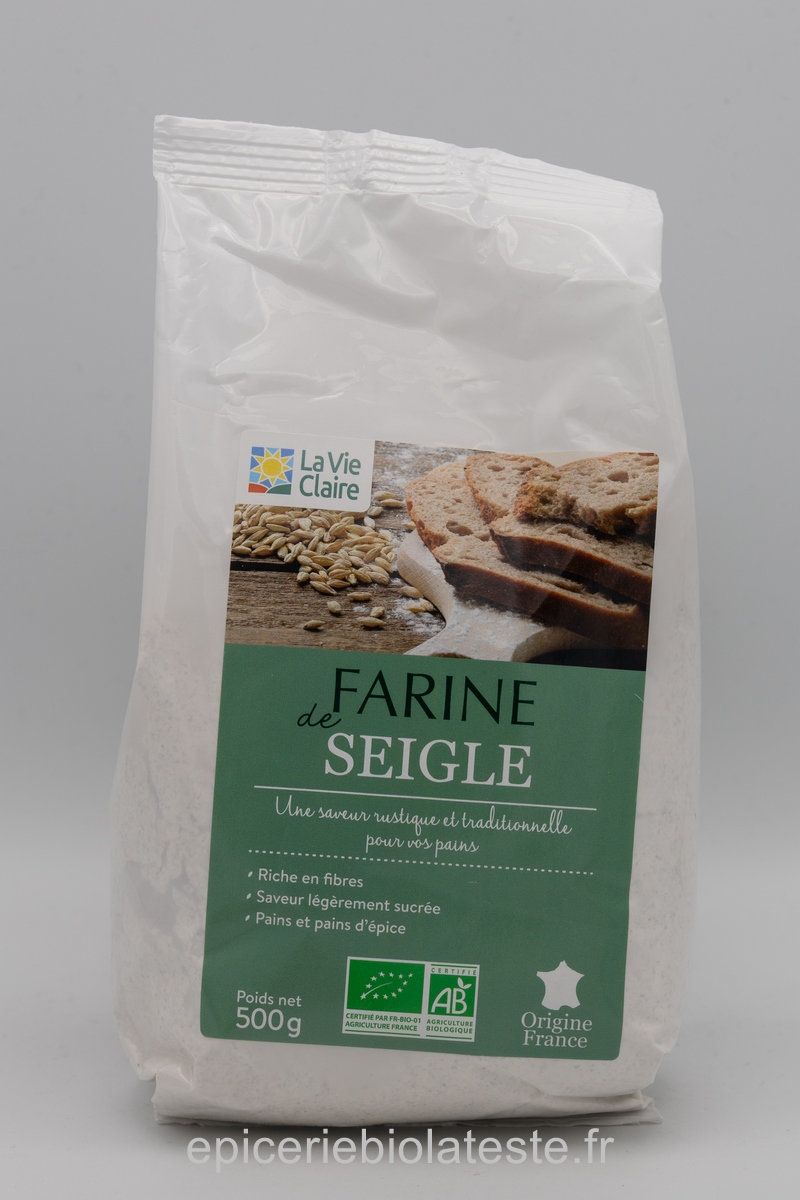 Farine De Seigle T 130 500g - Magasin Bio à La Teste De Buch - La Vie Claire